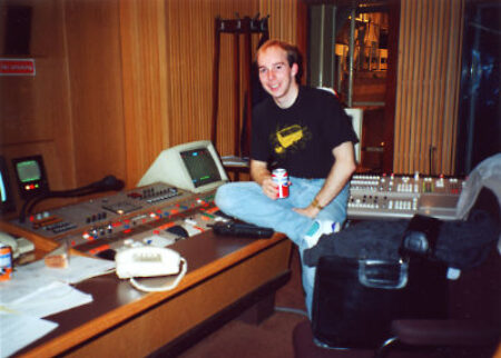 Adrian Studio A CIN 1991 Adrian Turpin in the Studio A lighting gallery in Glasgow for Children in Need 1991